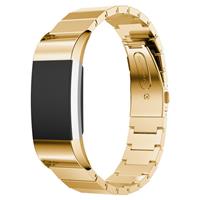 Strap-it Fitbit Charge 2 metalen bandje (goud)