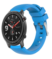 Strap-it Xiaomi Amazfit GTR silicone band (lichtblauw)