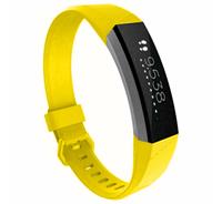 Strap-it Fitbit Alta / Alta HR siliconen bandje (geel)