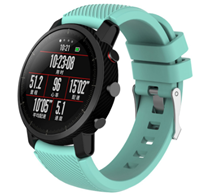 Strap-it Xiaomi Amazfit Pace silicone band (aqua)