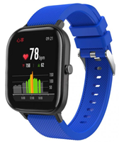 Strap-it Xiaomi Amazfit GTS silicone band (blauw)