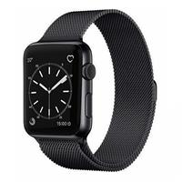 Strap-it Apple Watch SE Milanese band (zwart)