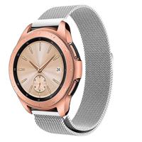 Strap-it Samsung Galaxy Watch Milanese band 41mm / 42mm (zilver)