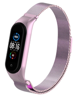 Strap-it Xiaomi Mi band 6 Milanese band (rosé pink)