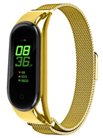 Strap-it Xiaomi Mi band 6 Milanese band (goud)