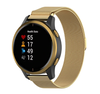 Strap-it Garmin Vivomove HR Milanese band (goud)