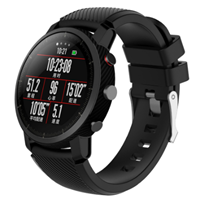 Strap-it Xiaomi Amazfit Pace silicone band (zwart)