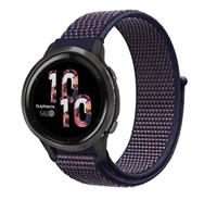 Strap-it Garmin Venu 2 nylon band - 45mm - indigo/blauw