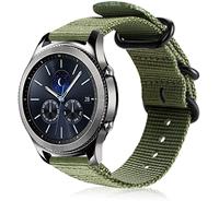 Strap-it Samsung Gear S3 nylon gesp band (groen)
