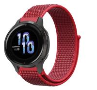 Strap-it Garmin Venu 2s nylon band - 40mm - rood