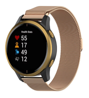 Strap-it Garmin Vivomove HR Milanese band (rosé goud)