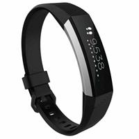 Strap-it Fitbit Alta / Alta HR siliconen bandje (zwart)