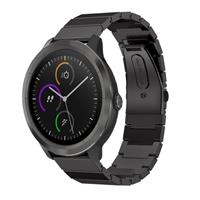 Strap-it Garmin Vivoactive 4 metalen bandje (zwart)
