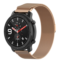 Strap-it Xiaomi Amazfit GTR Milanese band (rosé goud)