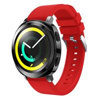 Strap-it Samsung Gear Sport silicone band (rood)