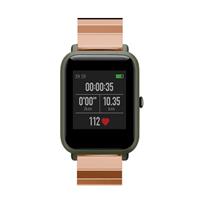 Strap-it Xiaomi Amazfit Bip metalen bandje (rosé goud)