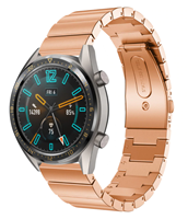 Strap-it Huawei Watch GT metalen bandje (rosé goud)