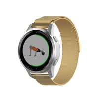 Strap-it Garmin Vivoactive 4s Milanese band - 40mm - goud