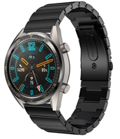 Strap-it Huawei Watch GT metalen bandje (zwart)
