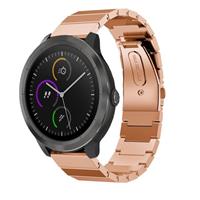 Strap-it Garmin Vivoactive 3 metalen bandje (rosé goud)