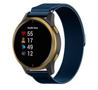 Strap-it Garmin Vivomove HR Milanese band (blauw)