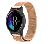 Strap-it Garmin Venu Milanese band (rosé goud)