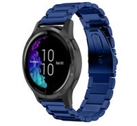 Strap-it Garmin Venu stalen band (blauw)