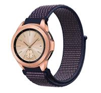 Strap-it Samsung Galaxy Watch 41mm / 42mm nylon band (paars-blauw)