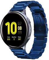 Strap-it Samsung Galaxy Watch Active stalen band (blauw)