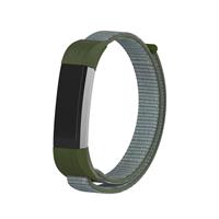 Fitbit Alta / Alta HR nylon bandje (olijfgroen)