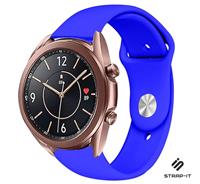 Strap-it Samsung Galaxy Watch 3 sport bandje 41mm (blauw)