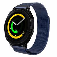 Strap-it Samsung Gear Sport Milanese band (blauw)