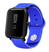 Strap-it Xiaomi Amazfit Bip sport band (blauw)