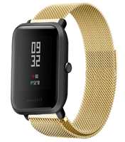 Strap-it Xiaomi Amazfit Bip Milanese band (goud)