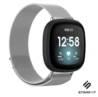 Fitbit Sense Milanese band (zilver)