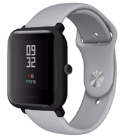 Strap-it Xiaomi Amazfit Bip sport band (grijs)