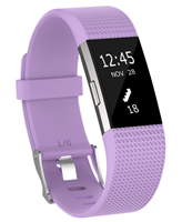 Fitbit Charge 2 siliconen bandje (lichtpaars)