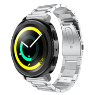 Strap-it Samsung Gear Sport stalen band (zilver)
