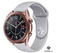 Strap-it Samsung Galaxy Watch 3 sport bandje 41mm (grijs)