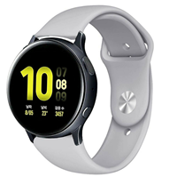 Strap-it Samsung Galaxy Watch Active sport band (grijs)