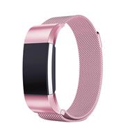 Strap-it Fitbit Charge 2 Milanese band (roze)