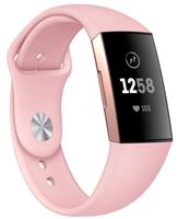 Strap-it Fitbit Charge 3 sport bandje (roze)