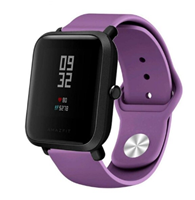 Strap-it Xiaomi Amazfit Bip sport band (paars)