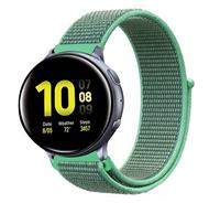 Strap-it Samsung Galaxy Watch Active nylon band (mint)