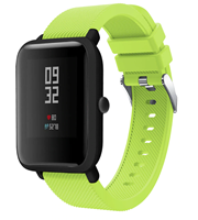 Strap-it Xiaomi Amazfit Bip silicone band (lichtgroen)