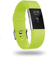 Strap-it Fitbit Charge 2 siliconen bandje (lichtgroen)