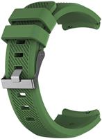 Strap-it Siliconen horlogeband 20mm - universeel - donkergroen