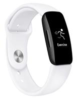 Strap-it Fitbit Inspire 2 silicone band (wit)