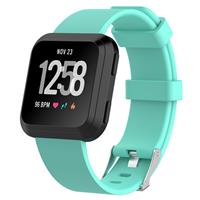 Strap-it Fitbit Versa silicone band (aqua)