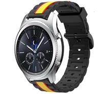 Strap-it Samsung Gear S3 Special Edition band (zwart/geel)